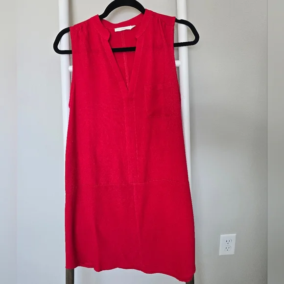 Lush Vibrant Red Sleeveless Midi Dress - Picture 4 of 9